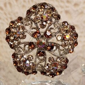 Small Crystal Brooch